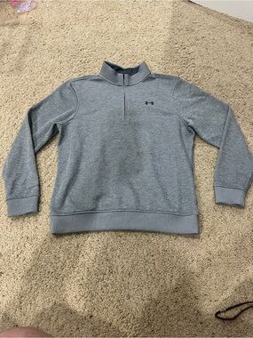 Under Armour Men’s Gray Half-Zip Pullover Sweatshirt